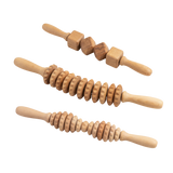 Set 3 rouleaux de massage en bois