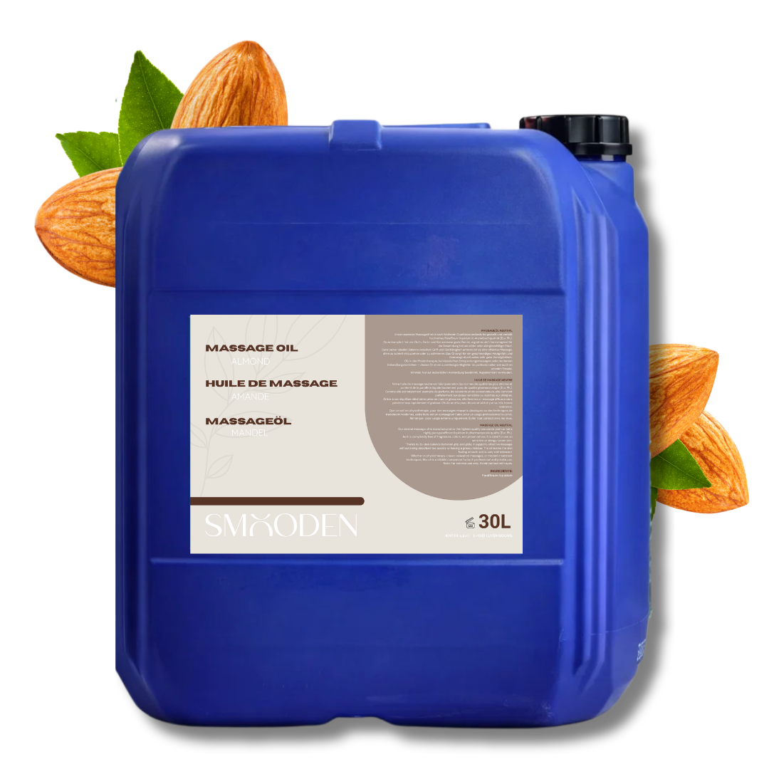 Bidon d'huile de massage 30l avec amandes