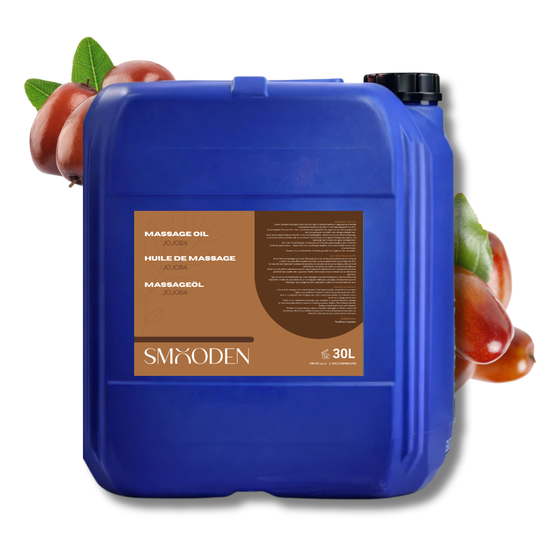 Bidon d'huile de massage 30l avec jojobas