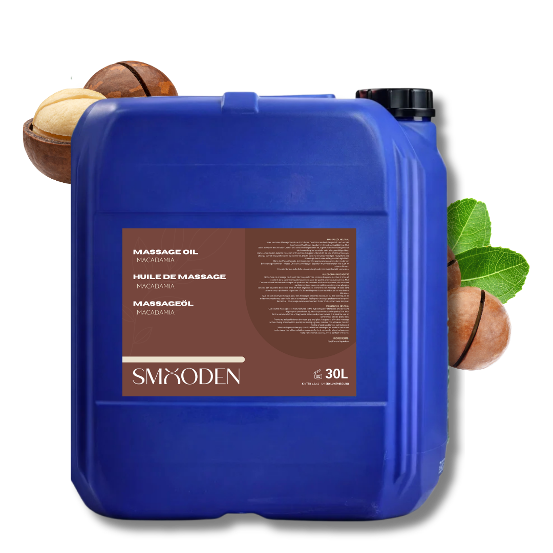 Bidon d'huile de massage 30l avec macademias