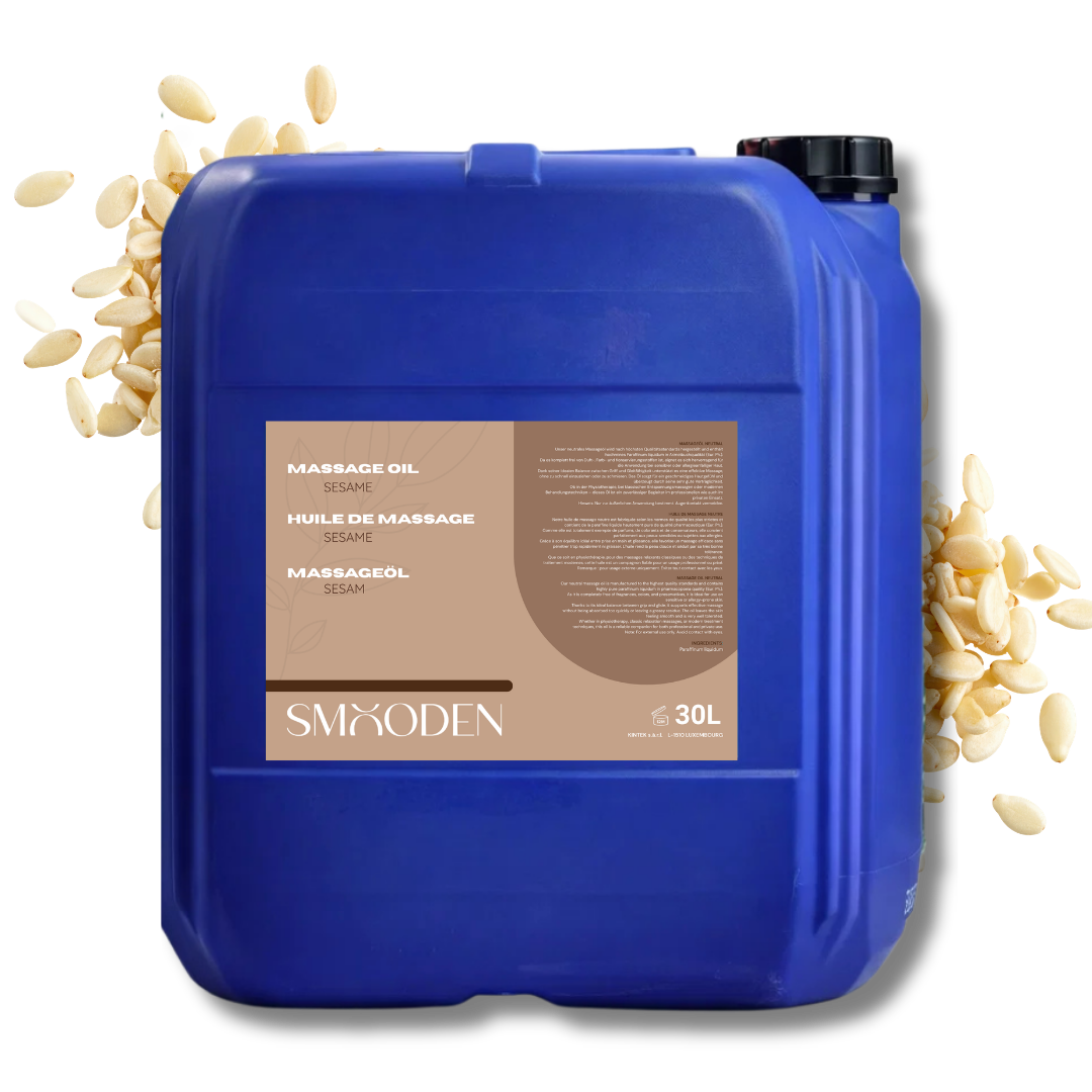 Bidon d'huile de massage 30l avec sésames