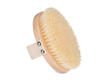 Brosse de massage à sec 100% soies blanchies