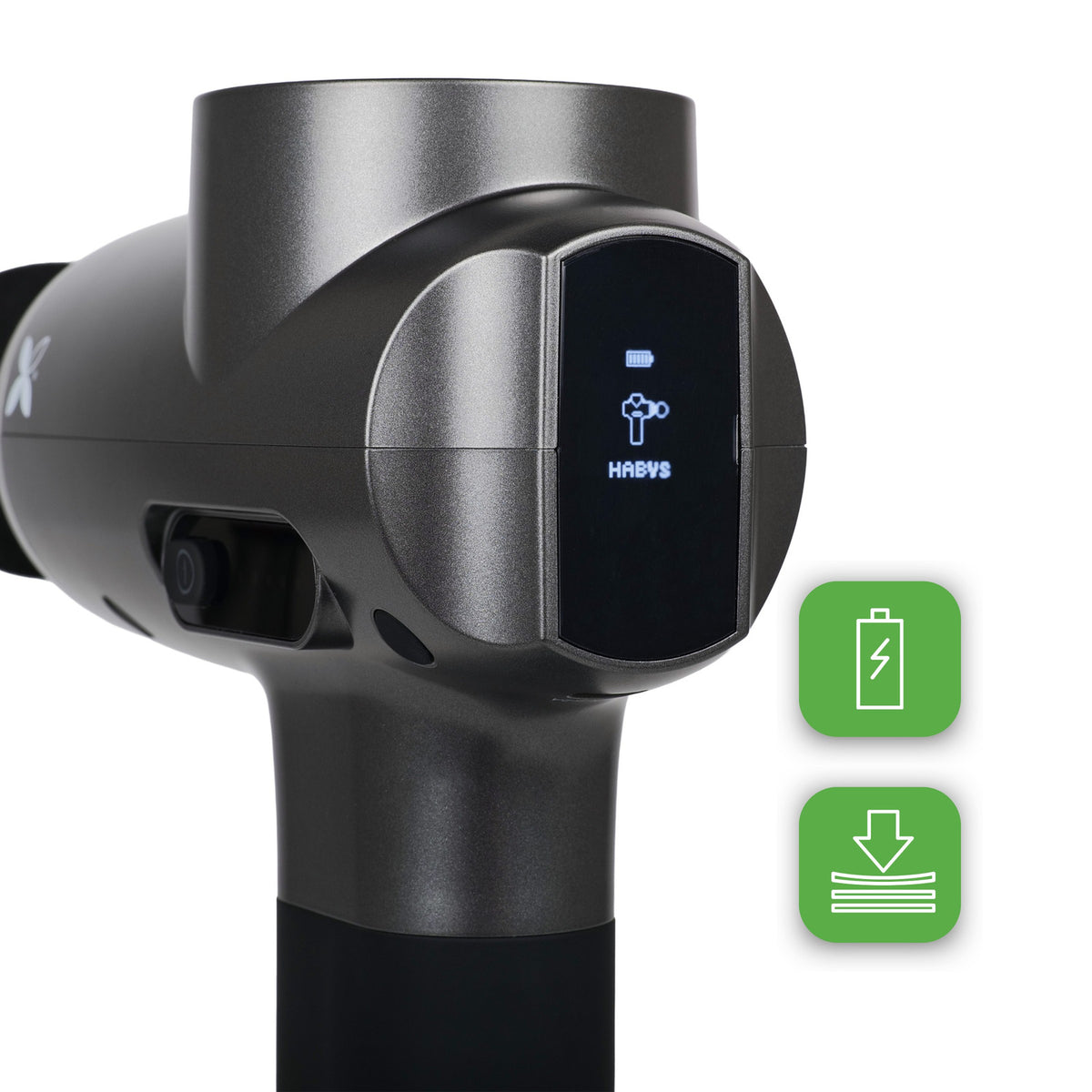 Pistolet de massage 5 vitesses 1300-2500 tr/min