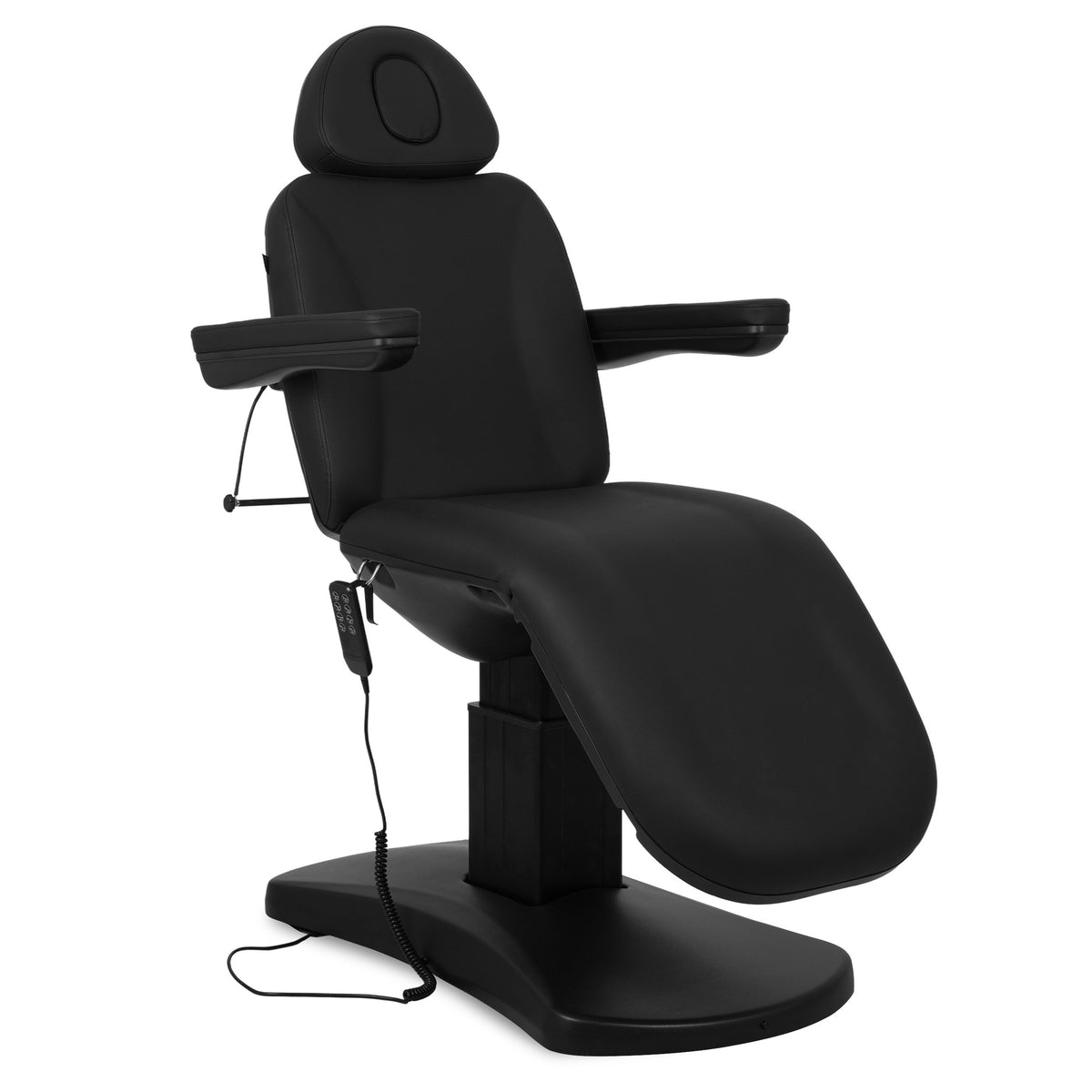 Chaise de massage électrique 4 moteurs 195 x 56 cm Noir
