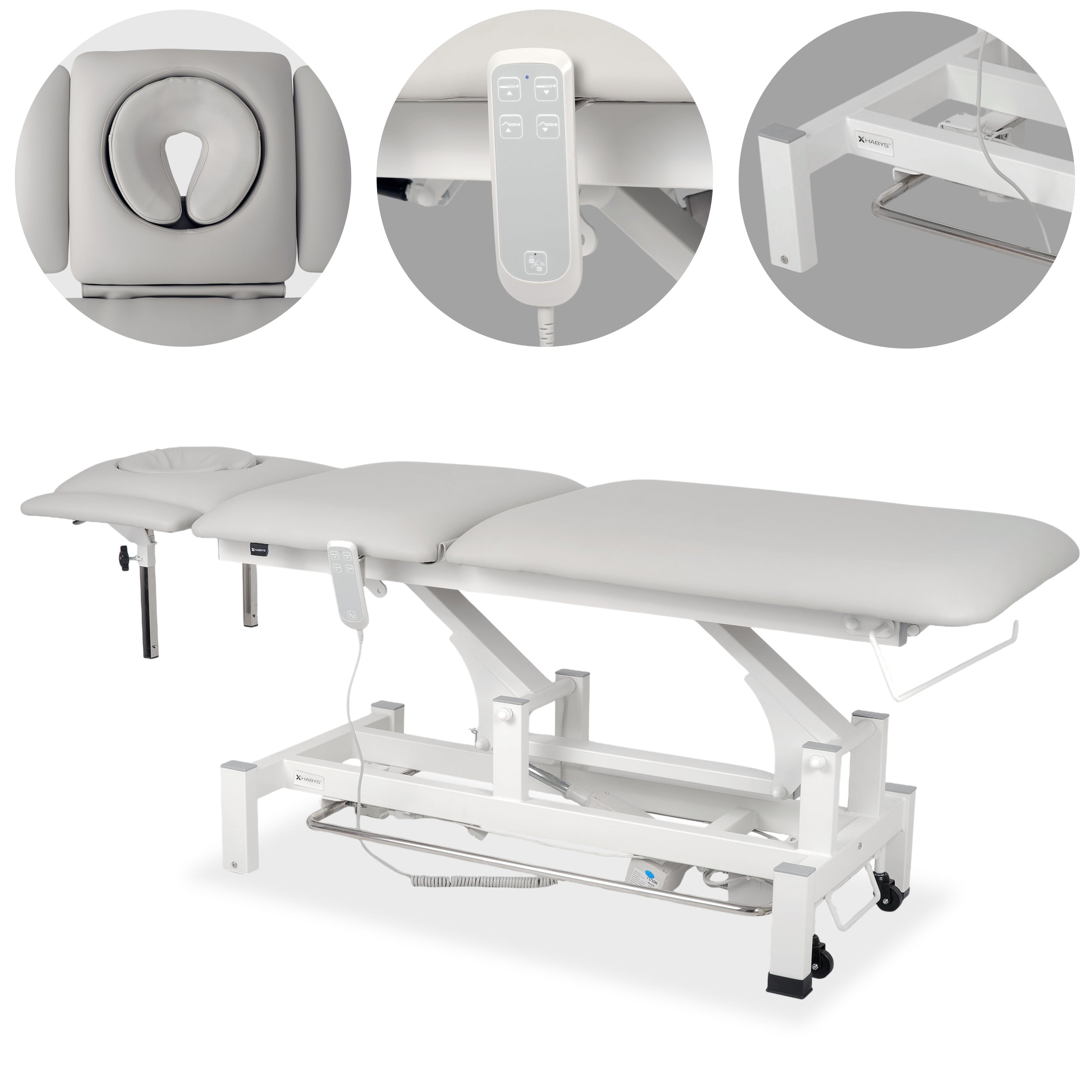 Table de massage électrique 5 plans – hauteur 49-86 cm