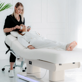 Table de massage électrique Eterna 4 moteurs Beige