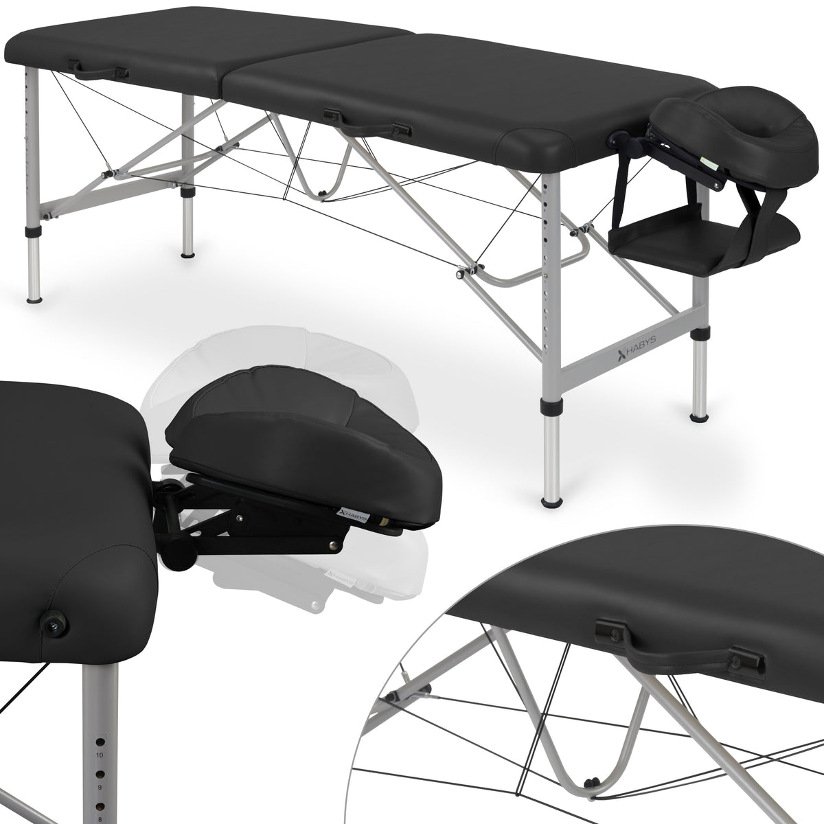 Table de massage pliable Aero Stabila 60 cm