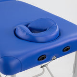 Table de massage pliable Medmal 70 cm Bleu marine