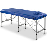 Table de massage pliable Medmal 70 cm Bleu marine