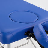 Table de massage pliable Medmal 70 cm Bleu marine