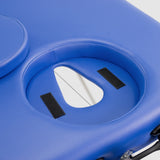 Table de massage pliable Medmal 70 cm Bleu marine