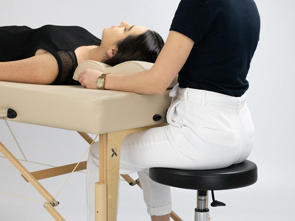 Table de massage pliable Mila 78 cm Beige
