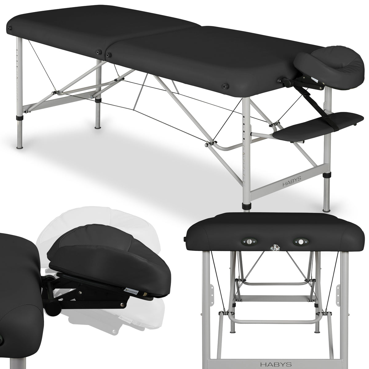 Table de massage pliable Panda Alu 60 cm