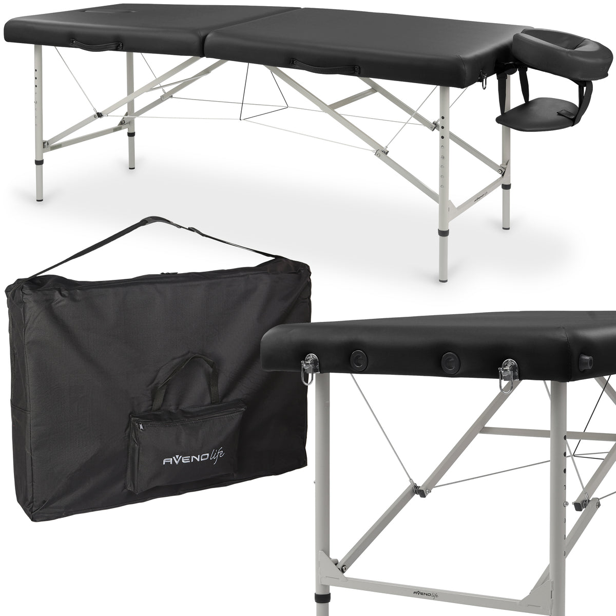 Table de massage pliable Verona Matt Touch 71 cm