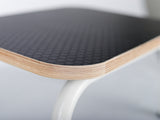 Marchepied de massage métal 40 x 30 x 22,5 cm Blanc