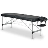 Table de massage pliable Estetic Dark 65 cm Noir