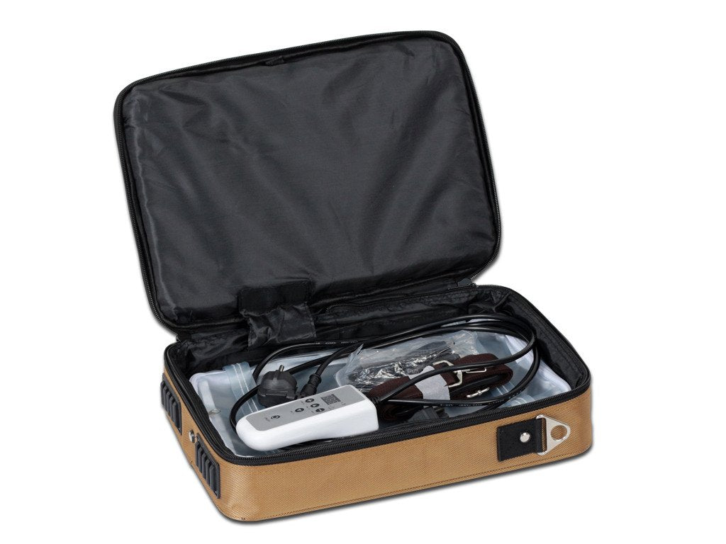 Chauffe-pierres portable double alimentation