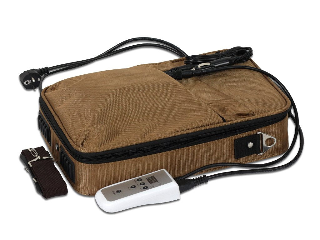 Chauffe-pierres portable double alimentation
