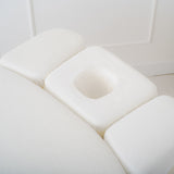 Set de draps housses velours pour table de soin Blanc