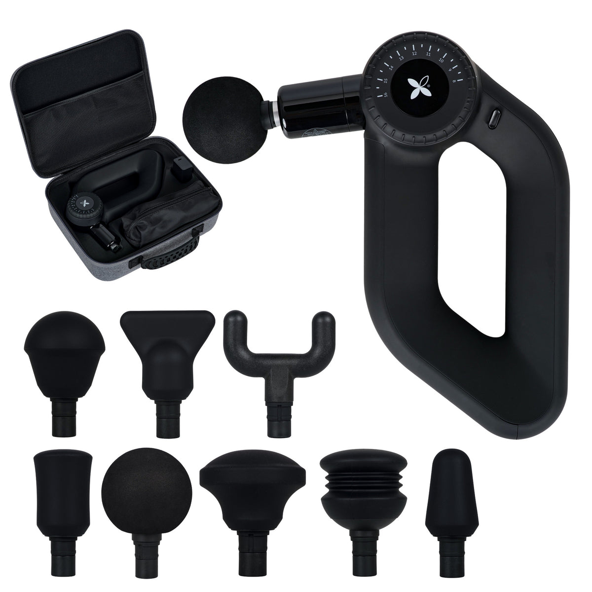 Pistolet de massage professionnel 8 embouts