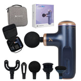 Pistolet de massage compact 5 têtes Bleu marine