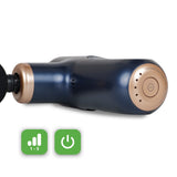 Pistolet de massage compact 5 têtes Bleu marine