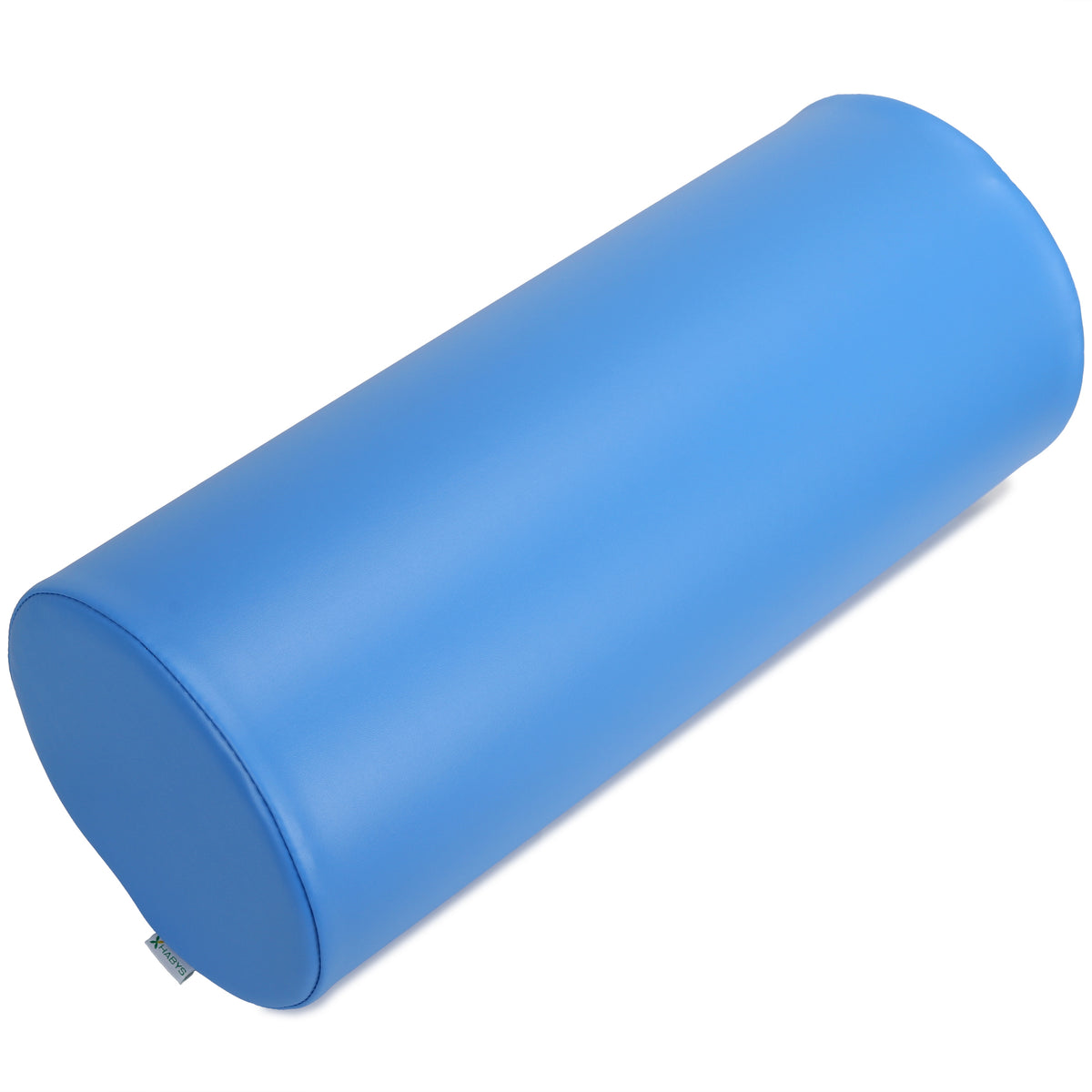Coussin de positionnement rond 25 x 60 cm Bleu