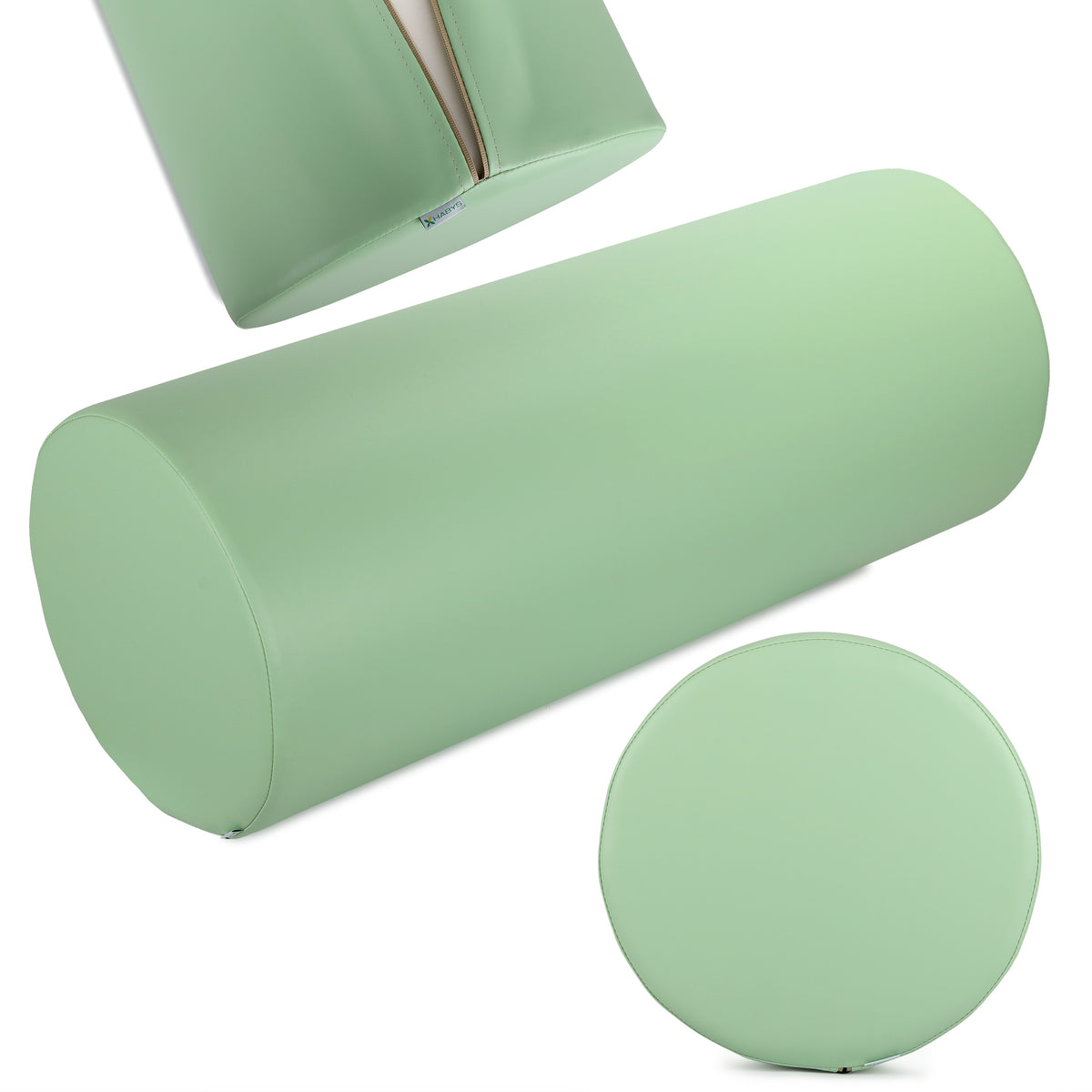 Coussin de positionnement rond 40 x 100 cm Vert