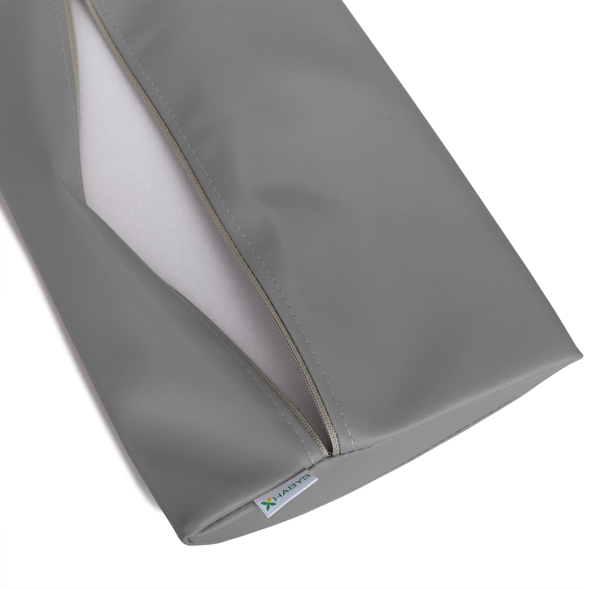 Coussin de positionnement demi-lune 40 x 25 x 5 cm Ferme Gris
