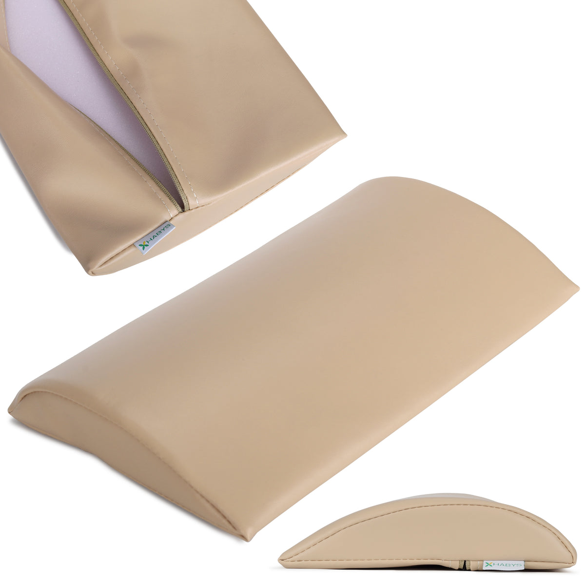 Coussin de positionnement demi-lune 40 x 25 x 5 cm