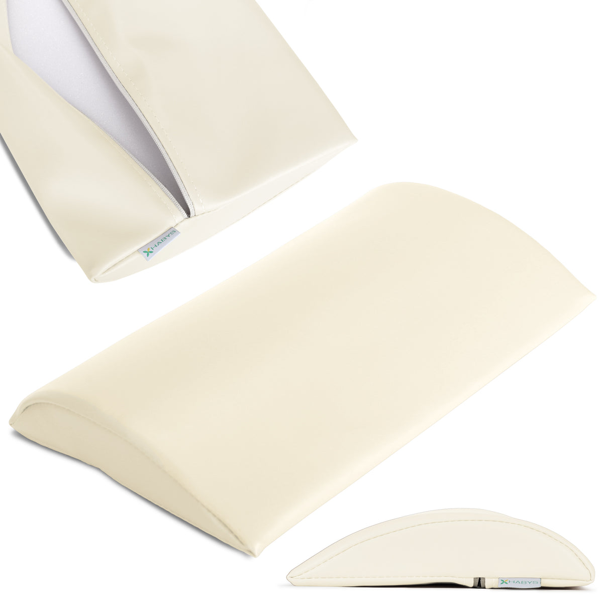 Coussin de positionnement demi-lune 40 x 25 x 5 cm
