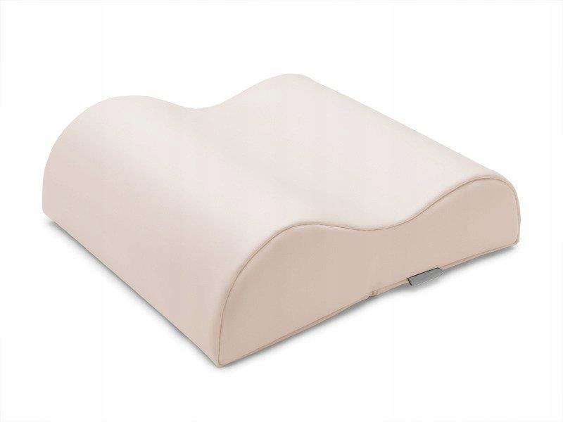 Coussin de nuque demi-rond 32 x 30 x 7,5 cm Beige