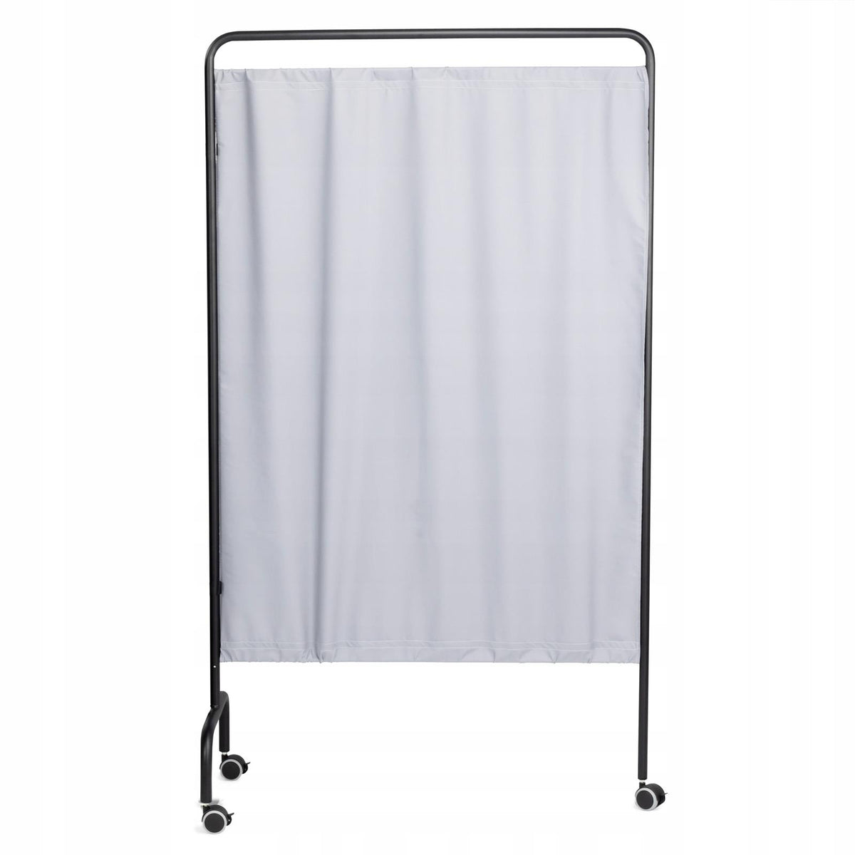 Paravent modulable en acier gris clair