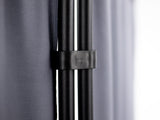 Paravent modulable en acier gris clair