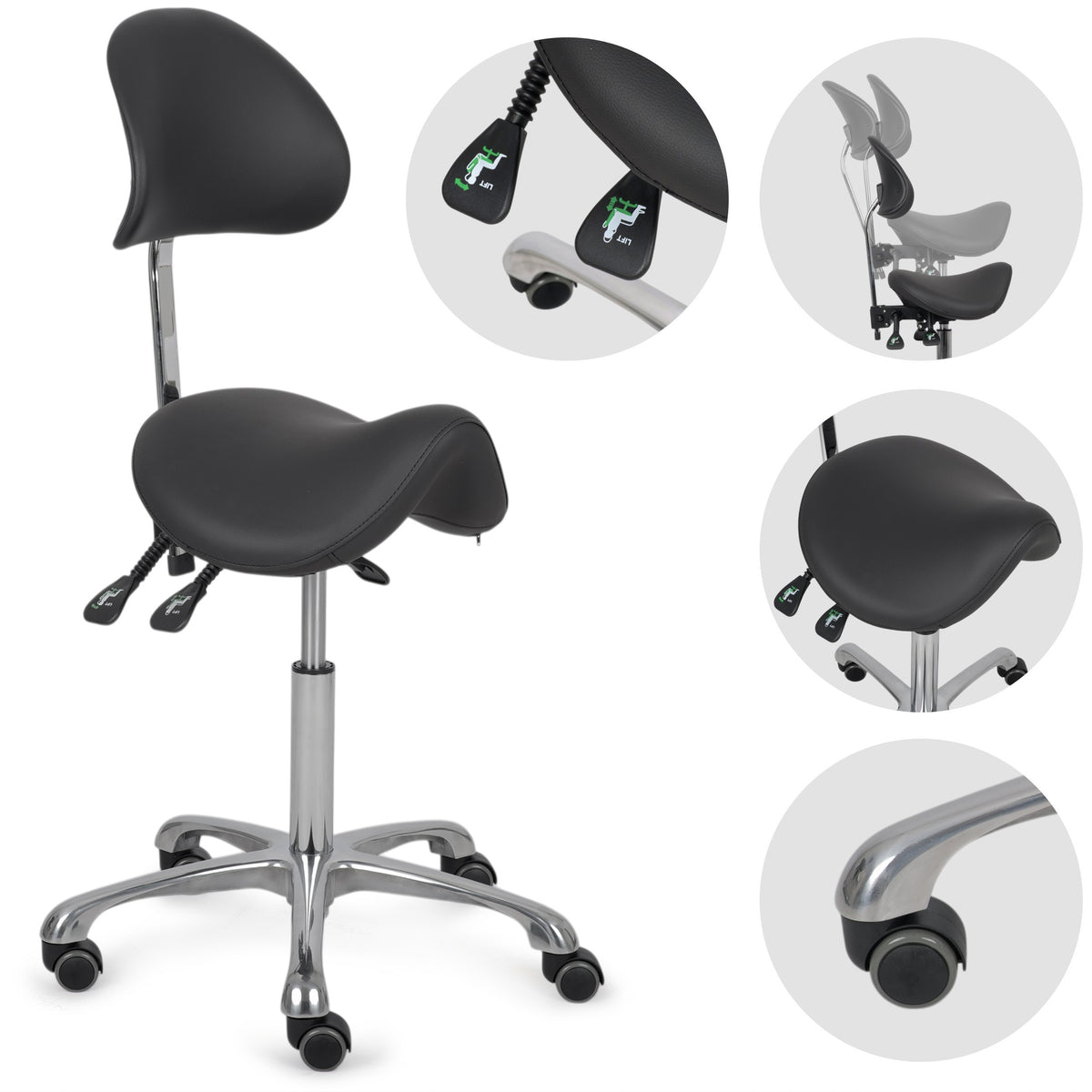 Tabouret de massage Diana So Skin Noir