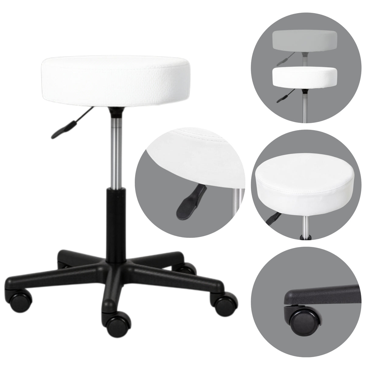 Tabouret de massage TIMO à hauteur réglable