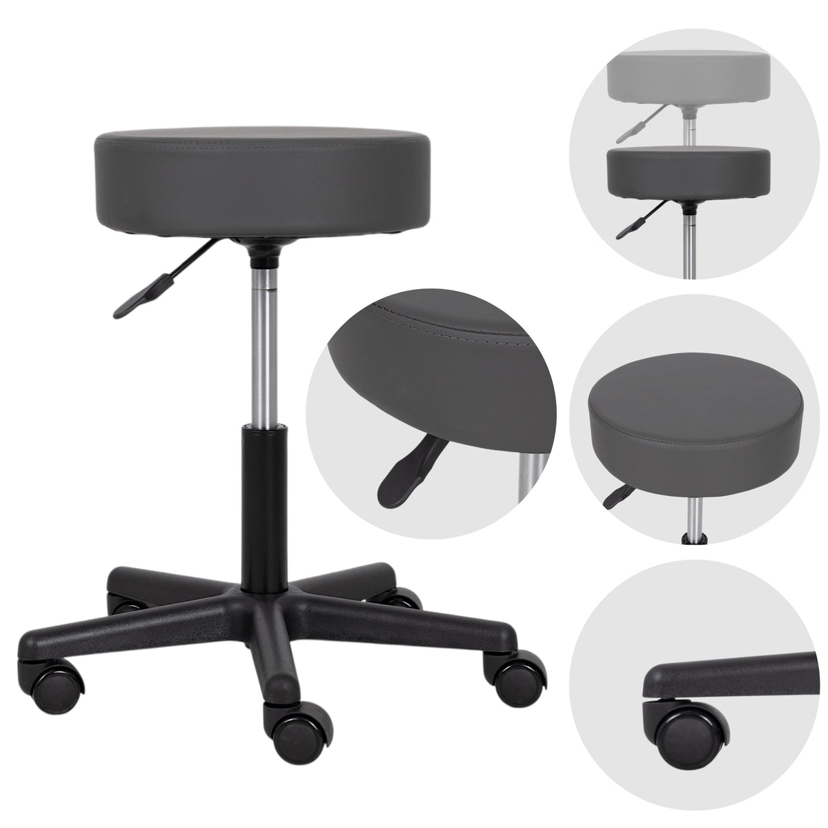 Tabouret de massage TIMO à hauteur réglable