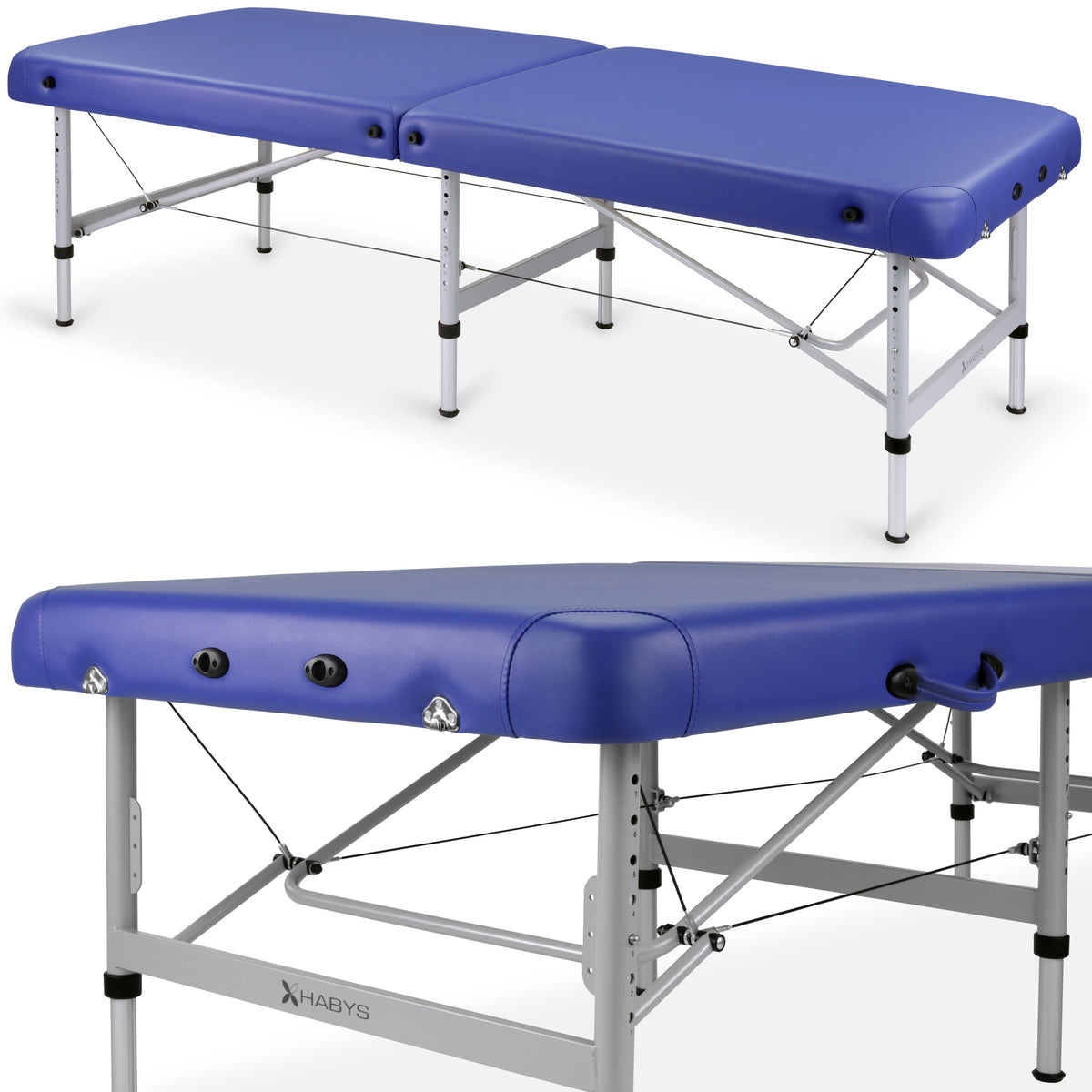 Table de massage pliable Feldenkrais 80 cm Bleu marine