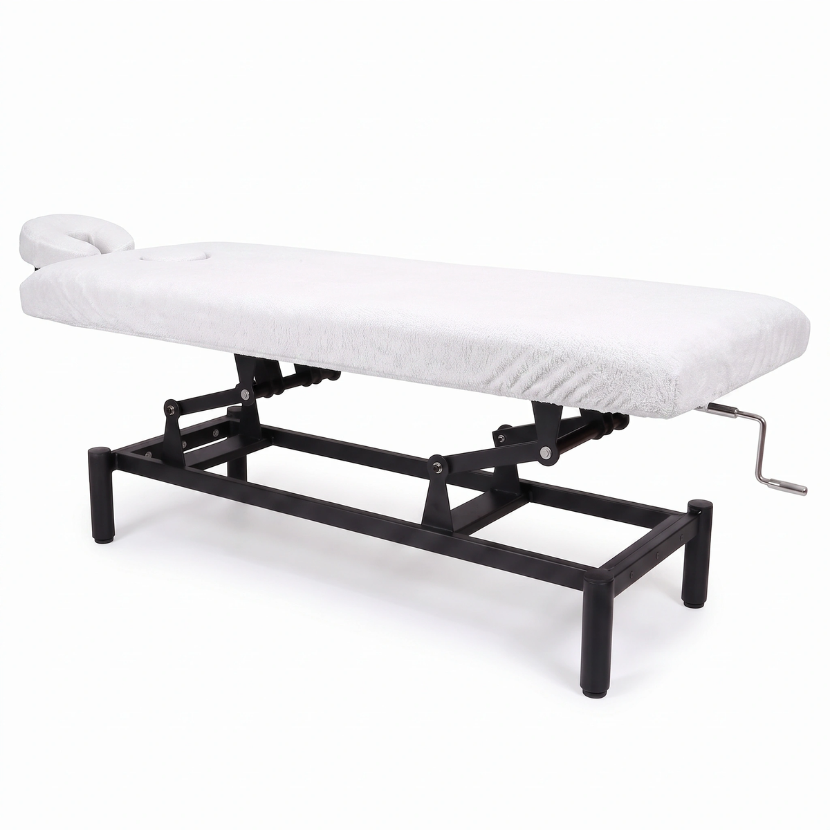 Set de housses éponge pour table de massage Blanc
