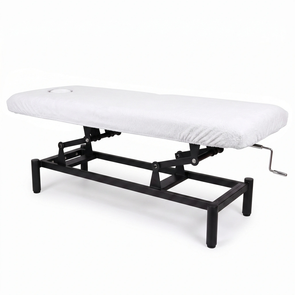 Set de housses éponge pour table de massage Blanc