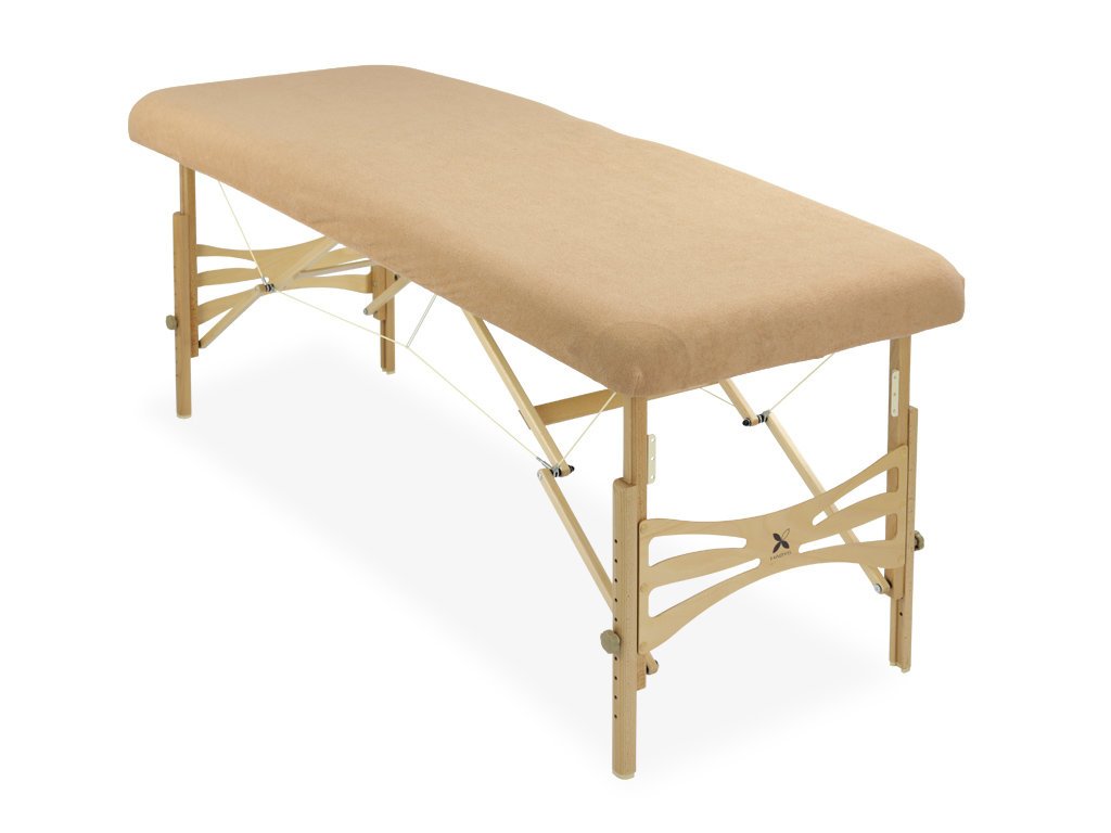 Drap housse de table éponge 200 x 70 cm Beige
