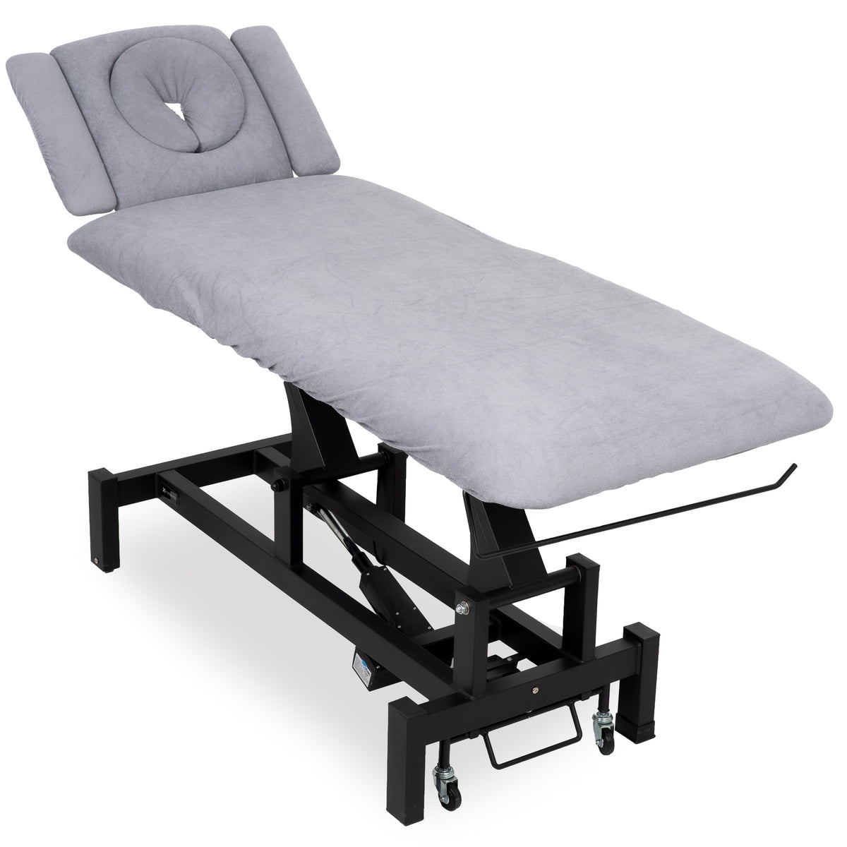 Drap housse éponge pour table de massage Graphite
