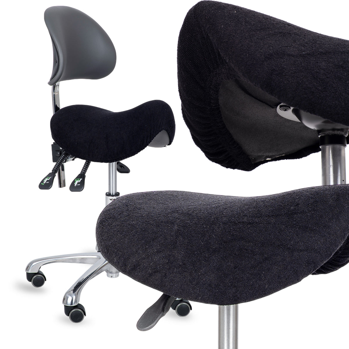 Housse de tabouret éponge avec élastique