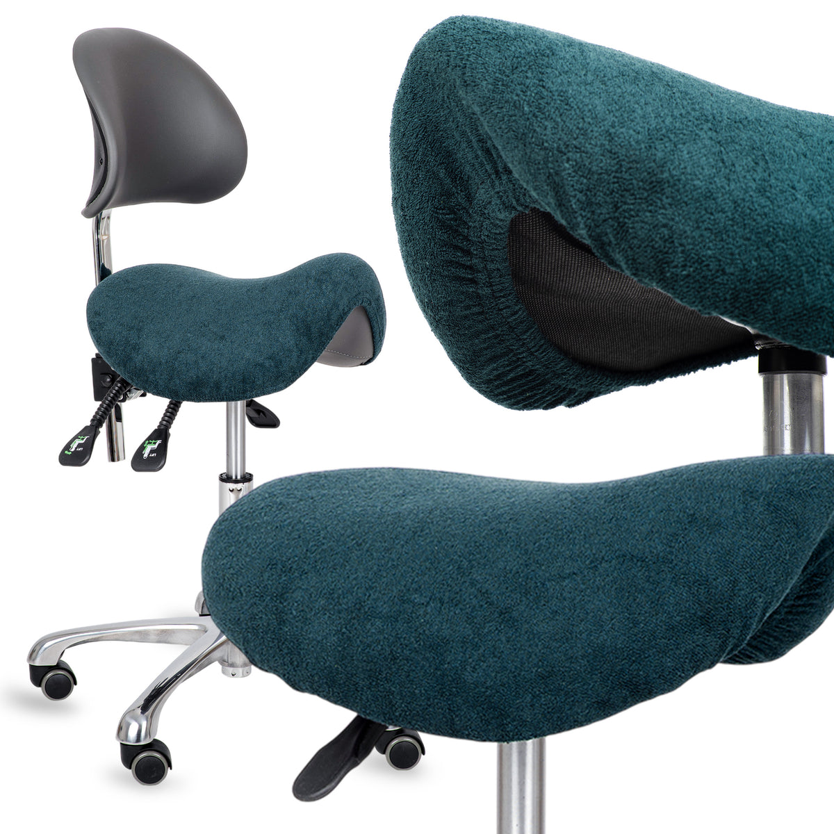 Housse de tabouret éponge avec élastique
