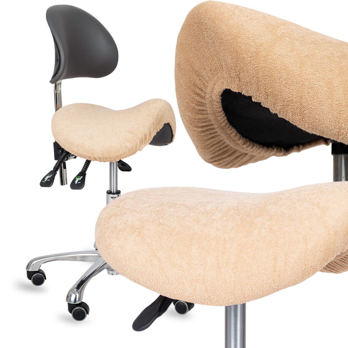 Housse de tabouret éponge avec élastique