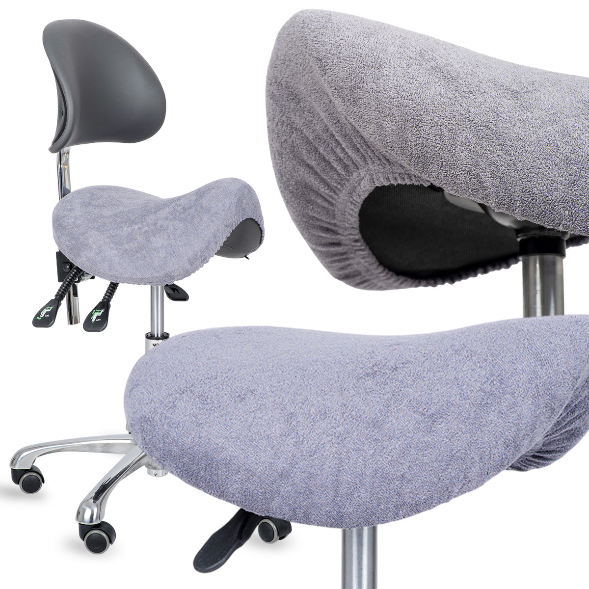 Housse de tabouret éponge avec élastique