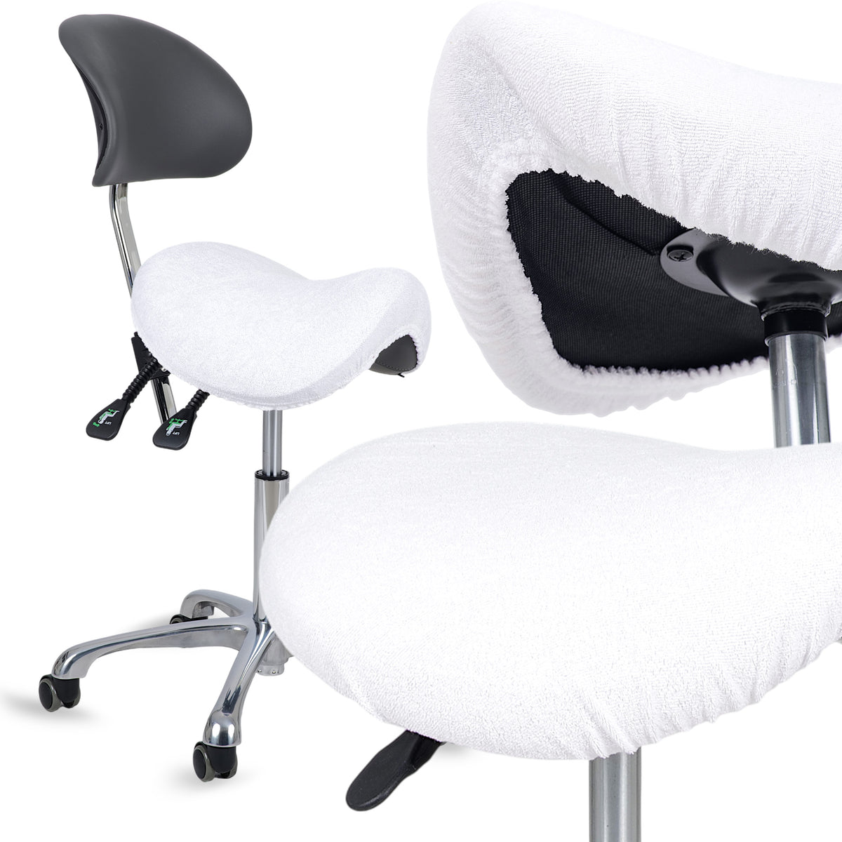 Housse de tabouret éponge avec élastique