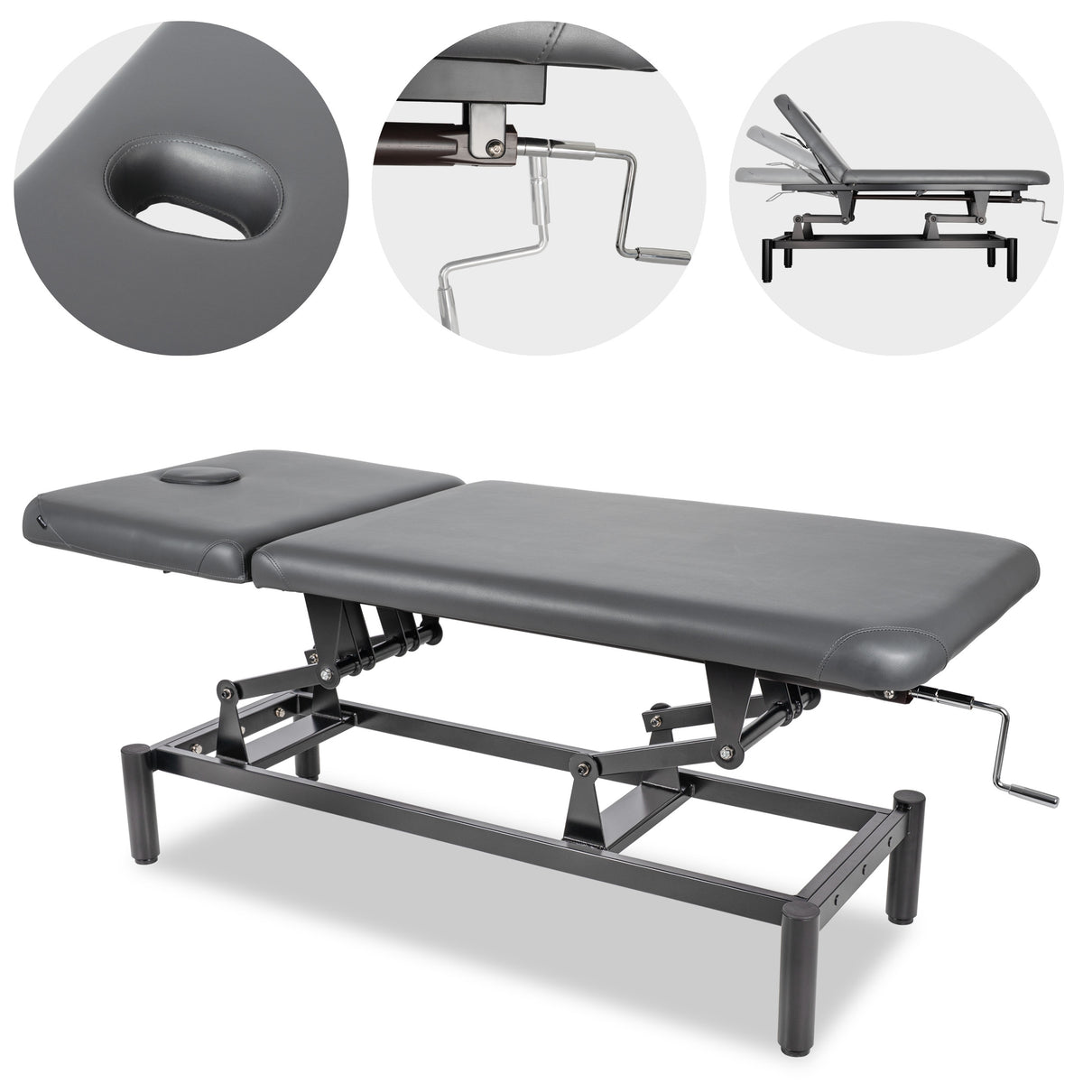 Table de massage électrique VIGO 2 Gris foncé