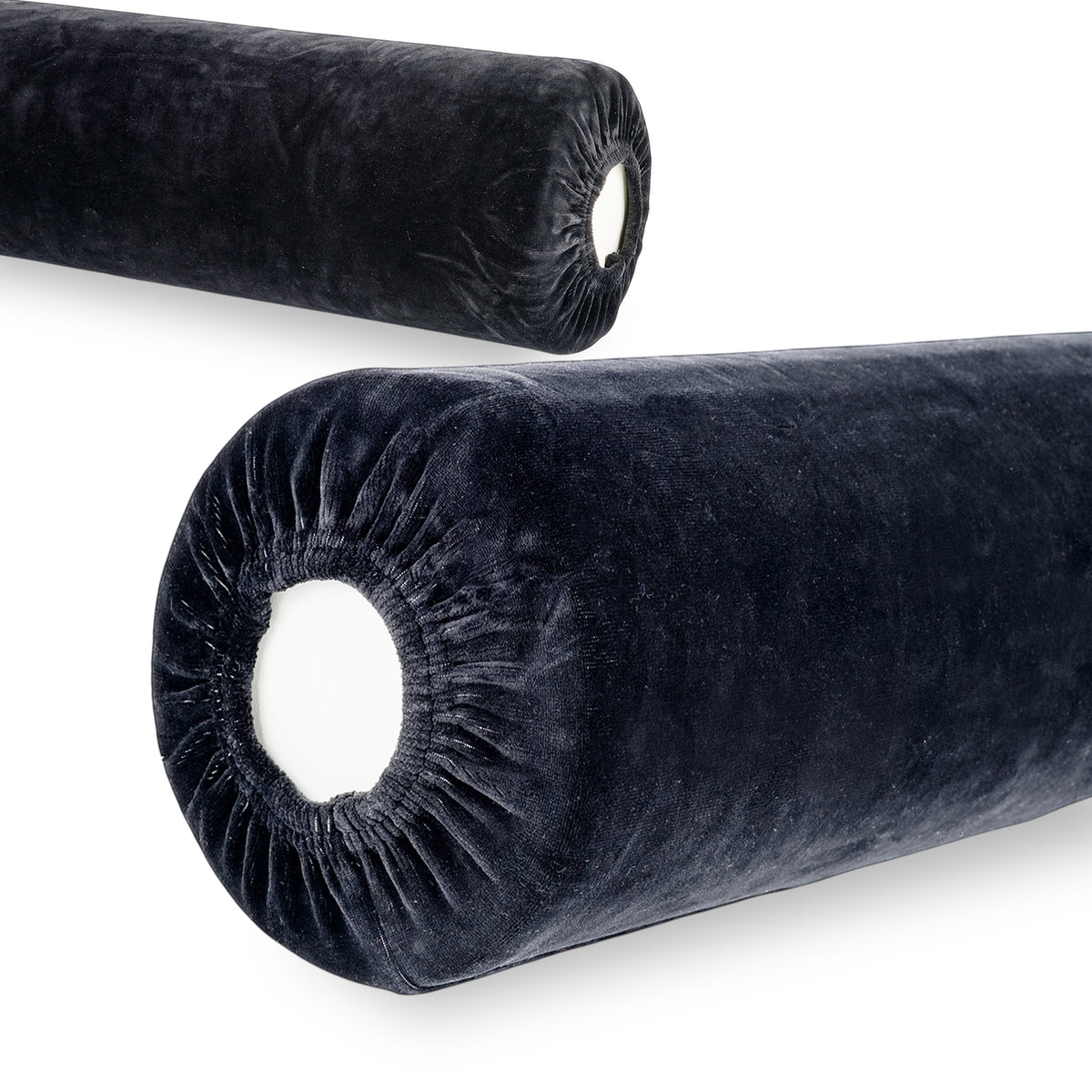 Housse de traversin velours 15 x 60 cm