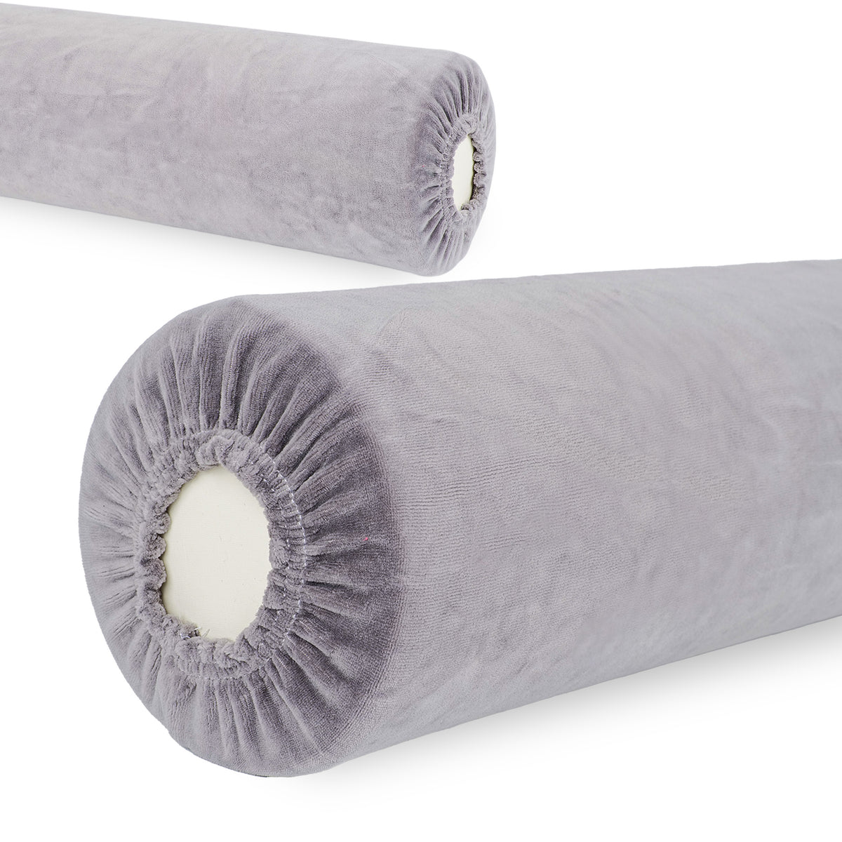 Housse de traversin velours 15 x 60 cm